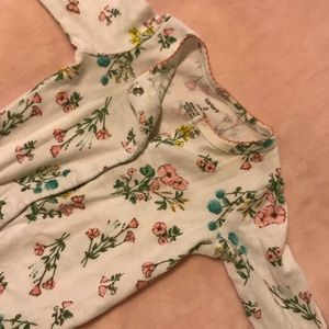 Floral baby sleeper